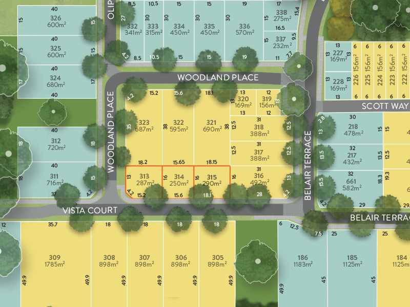 Vista Court location plan