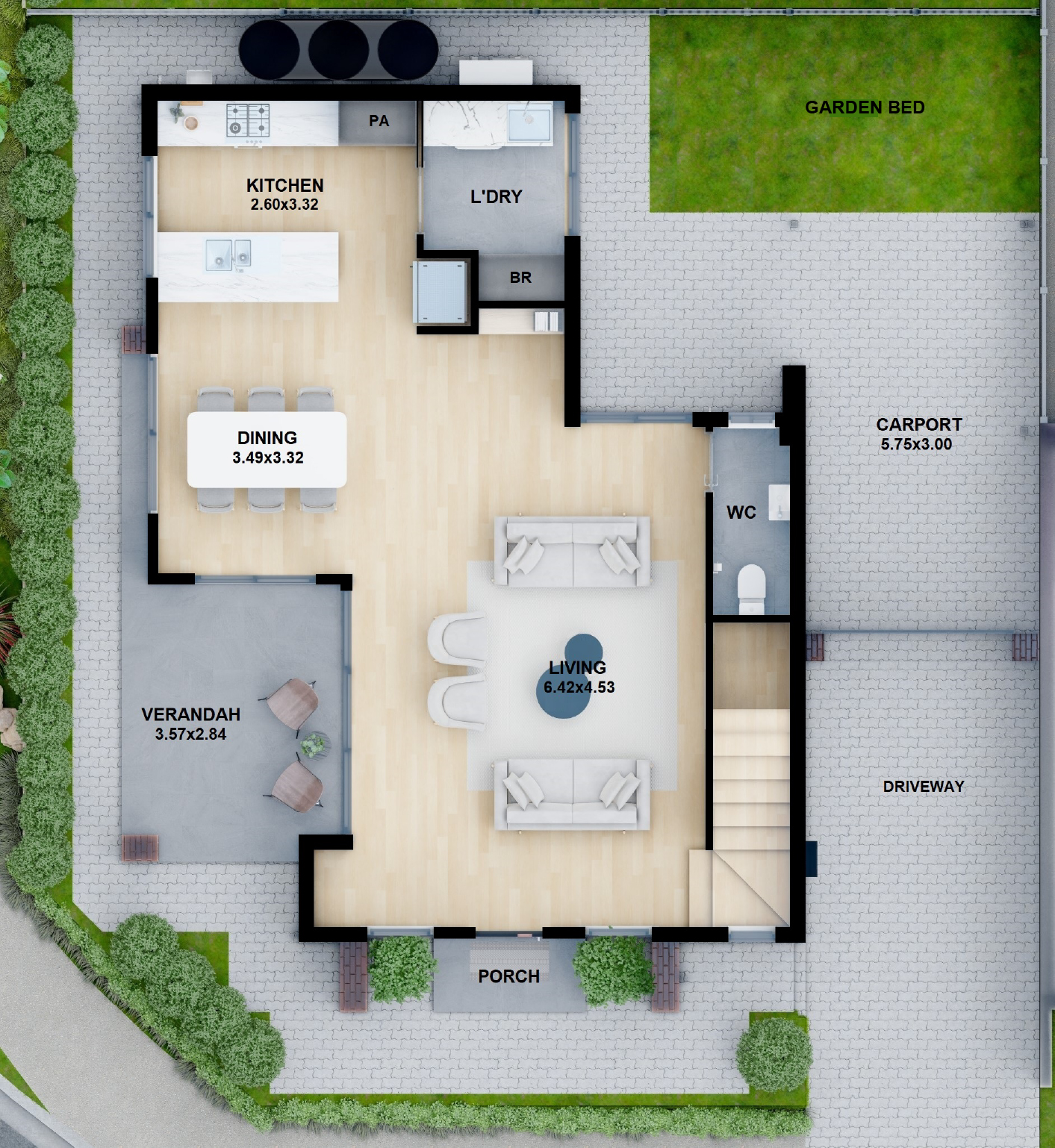 1 Down Stairs B (1)